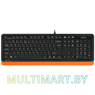 Клавиатура A4Tech Fstyler FK10 (черный/оранжевый)